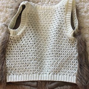 Girls fur vest
